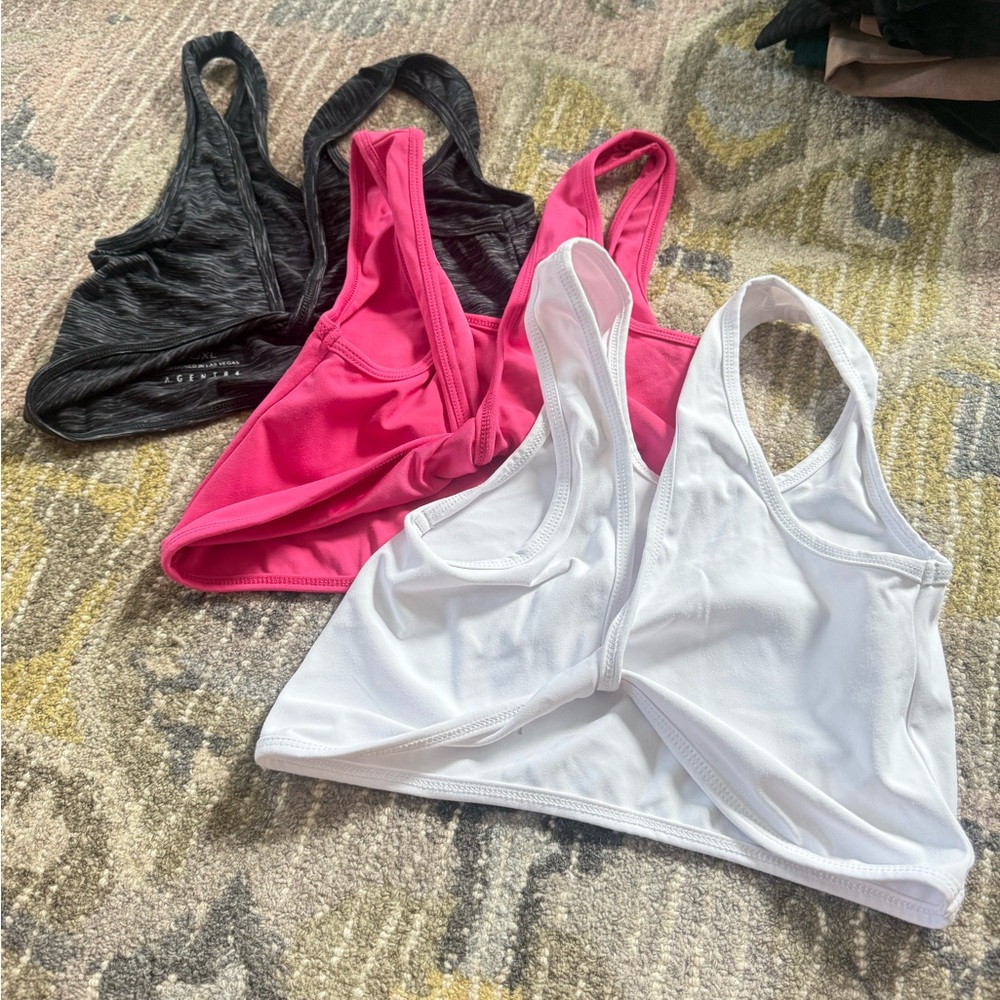 Agent 84, Laguna sports bra set - Black, Pink, White